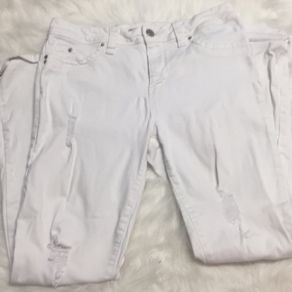 White YMI jeans